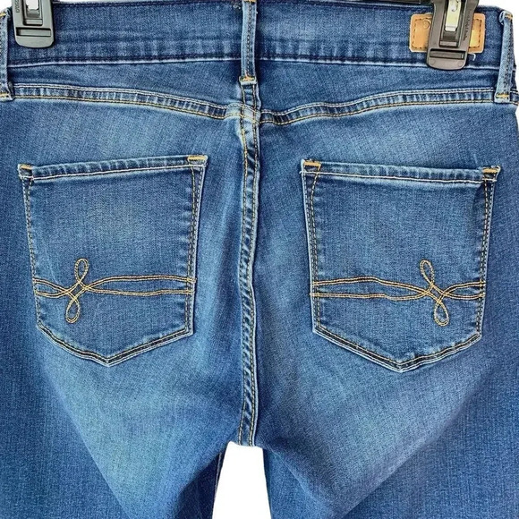 Levi's Mossimo Bundle of Two Denim Blue Jeans Skinny Mid Rise Stretchy Sizes 6S - Picture 9 of 15